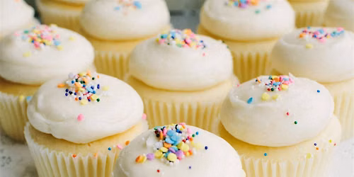 "Plain Jane" cupcakes: vanilla cake + vanilla buttercream