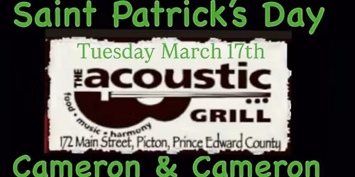 Cameron & Cameron Saint Patrick\u2019s at The Acoustic Grill
