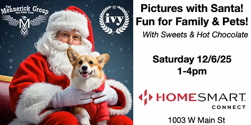 Family Pictures with Santa & your Pet