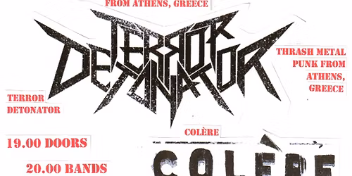 Youth Crusher + Terror Detonator + Col\u00e8re in 't Omgekeerde Kruis