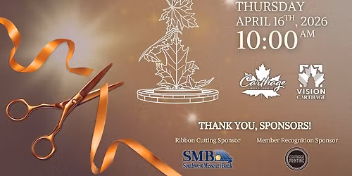 Ribbon Cutting - Sculpture Dedication