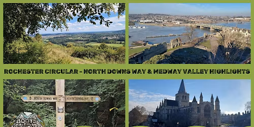 Rochester Circular - North Downs Way & Medway Valley Highlights