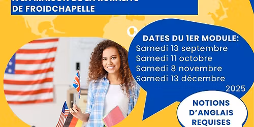 NEW!! - Tables de conversation - ANGLAIS - \u00e0 la Maison de la Ruralit\u00e9