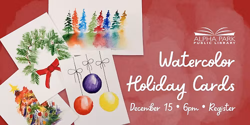Watercolor Holiday Cards