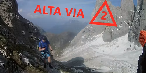 Pasakojimas \u201eAlta via 2. Dolomitai per du kart.\u201c