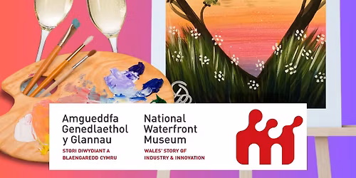 Grown Up Paint Along at The National Waterfront Museum - Love Three Cliffs