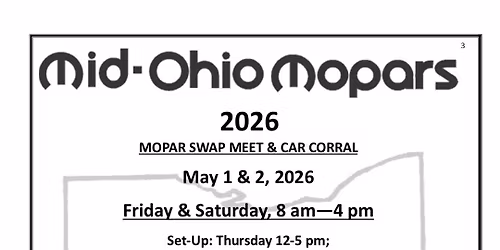 Mid-Ohio Mopars Annual All Mopar Swap Meet Day 1 of 2