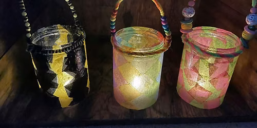 Make a Glowing Silhouette Lantern at Land Grant Brewing
