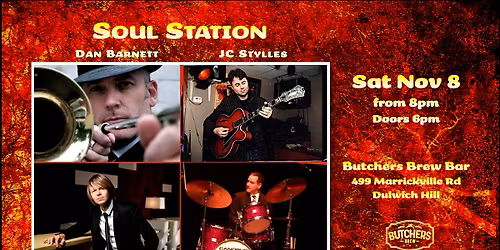 SOUL STATION - LIVE AT BUTCHERS BREW BAR!