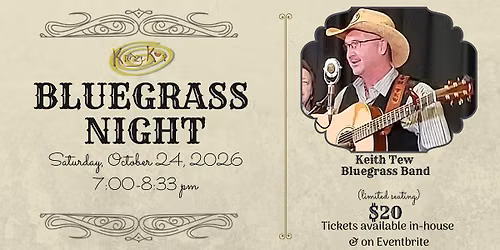 Bluegrass Night with Keith Tew Bluegrass Band