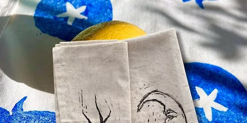 Block-Printed Tea Towels