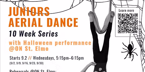 NIGHTMARE ON ST. ELMO: Juniors (Ages 11+) Halloween Student Showcase 10-Week Aerial (Hammock) Dance 