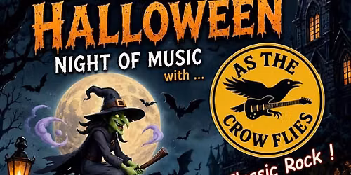 ADULT HALLOWEEN PARTY WITH "AS THE CROW FLIES BAND"