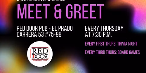 Expat Meet & Greet every Thursday! 