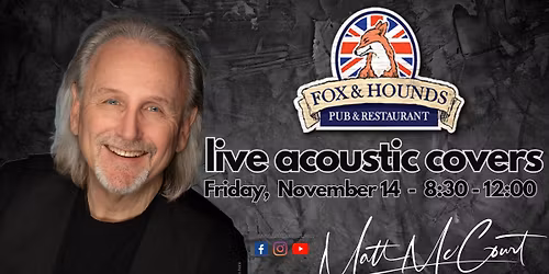 Fox & Hounds Pub - That Solo Guy - Matt McCourt