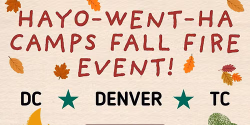 Hayo-Went-Ha Camps Fall Fire Events!