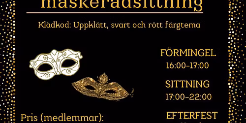 Maskeradsittning