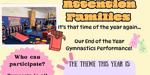 End of the Year Show (Candy Land Theme)