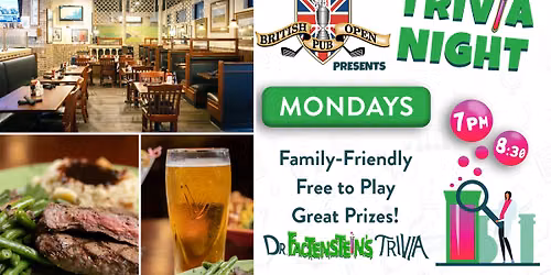 Trivia Night at British Open Pub (Bluffton)