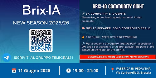 BRIX-IA Meet-Up - Community Night