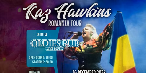 Concert Kaz Hawkins | Oldies Pub | Sibiu 16 Dec. 2025