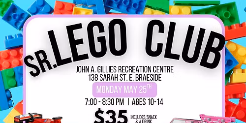 Sr. Lego Club - May