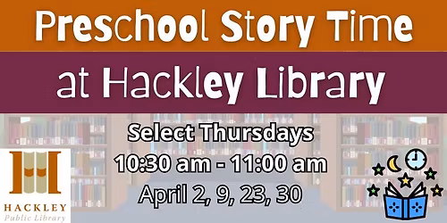 Preschool Story Time - Select Thursdays