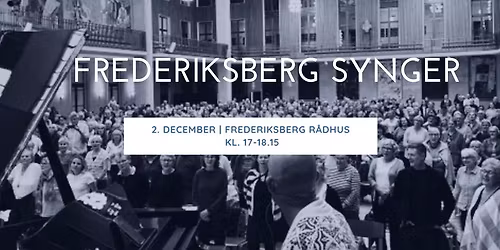 Frederiksberg synger julen ind p\u00e5 R\u00e5dhuset