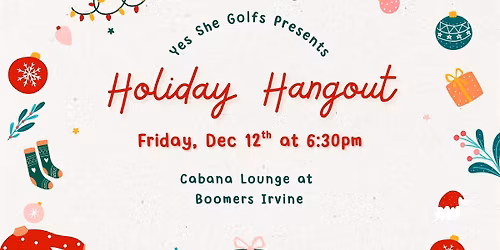 Yes She Golfs Holiday Hangout