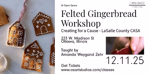 Felted Gingerbread Workshop