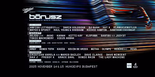 B\u00d3NUSZ Electronic Music Festival 2025 - official event