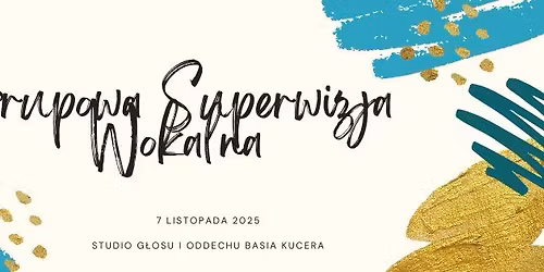 Grupowa superwizja wokalna