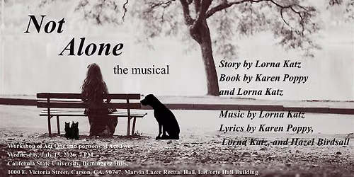 Not Alone - a musical by Lorna Katz and Karen Poppy