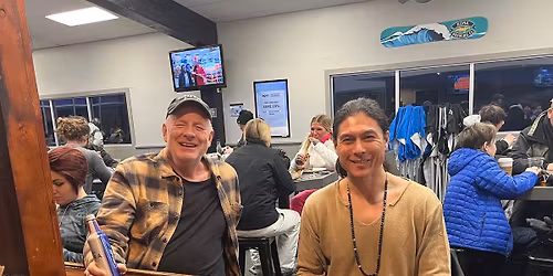 Rich McDonough and Joe Metzka at Alpha Brewing Co 