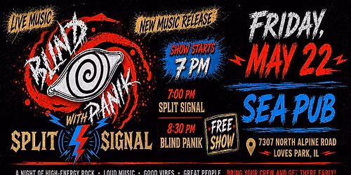 Blind Panik wsg: Split Signal at Sea Pub