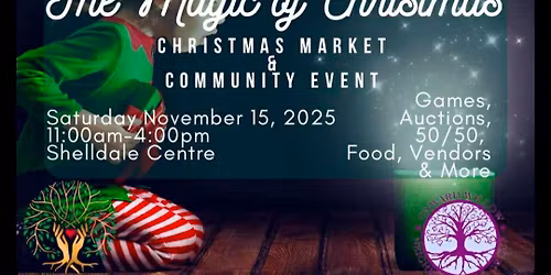 THE MAGIC OF CHRISTMAS VENDORS MARKET & FREE COMMUNITY EVENT!