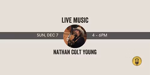 Sunday Live Music: Nathan Colt Young