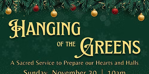 Hanging of the Greens Service