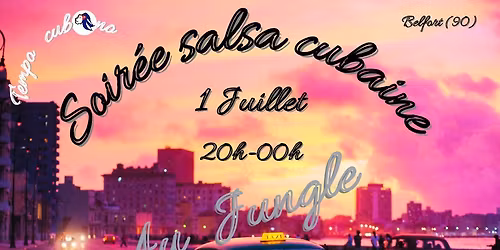 Soir\u00e9e salsa cubaine au Jungle
