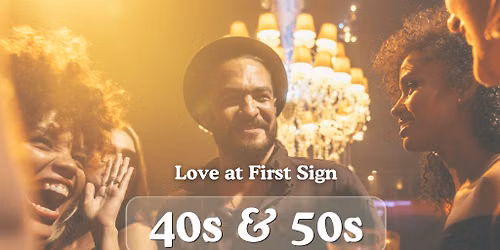40s & 50s Singles Night @ Alchemist Edinburgh|Love at First Sign