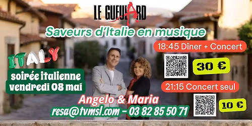\ud83c\uddee\ud83c\uddf9\u2728 Saveurs d\u2019Italie en musique \u2728\ud83c\uddee\ud83c\uddf9