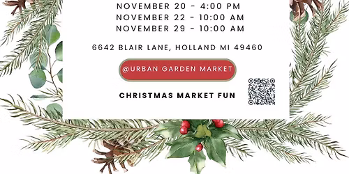 CHRISTMAS PORCH POT WORKSHOP! 