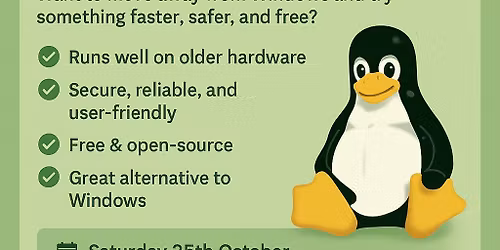 Repair Cafe Free Computer Linux Instal Day at Sero in Carmarthen. Ditch Windows and save money