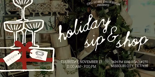 Holiday Sip & Shop
