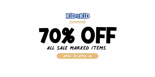 70% Off Spring Clearance Event