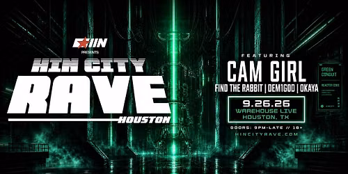 HINCITY\u2122 RAVE Houston SAT Sept 26, 2026