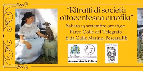 Ritratti di societ\u00e0 ottocentesca cinofila