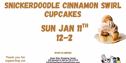 Snickerdoodle Cinnamon Swirl Cupcakes