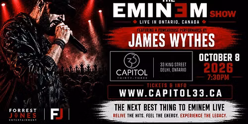 The EMINEM Show - October 8th - Capitol 33 - Delhi, Ont