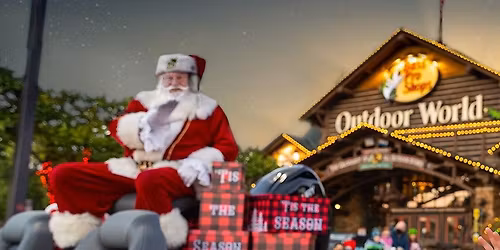 Santa's Arrival at Bass Pro Shops in Fort Myers